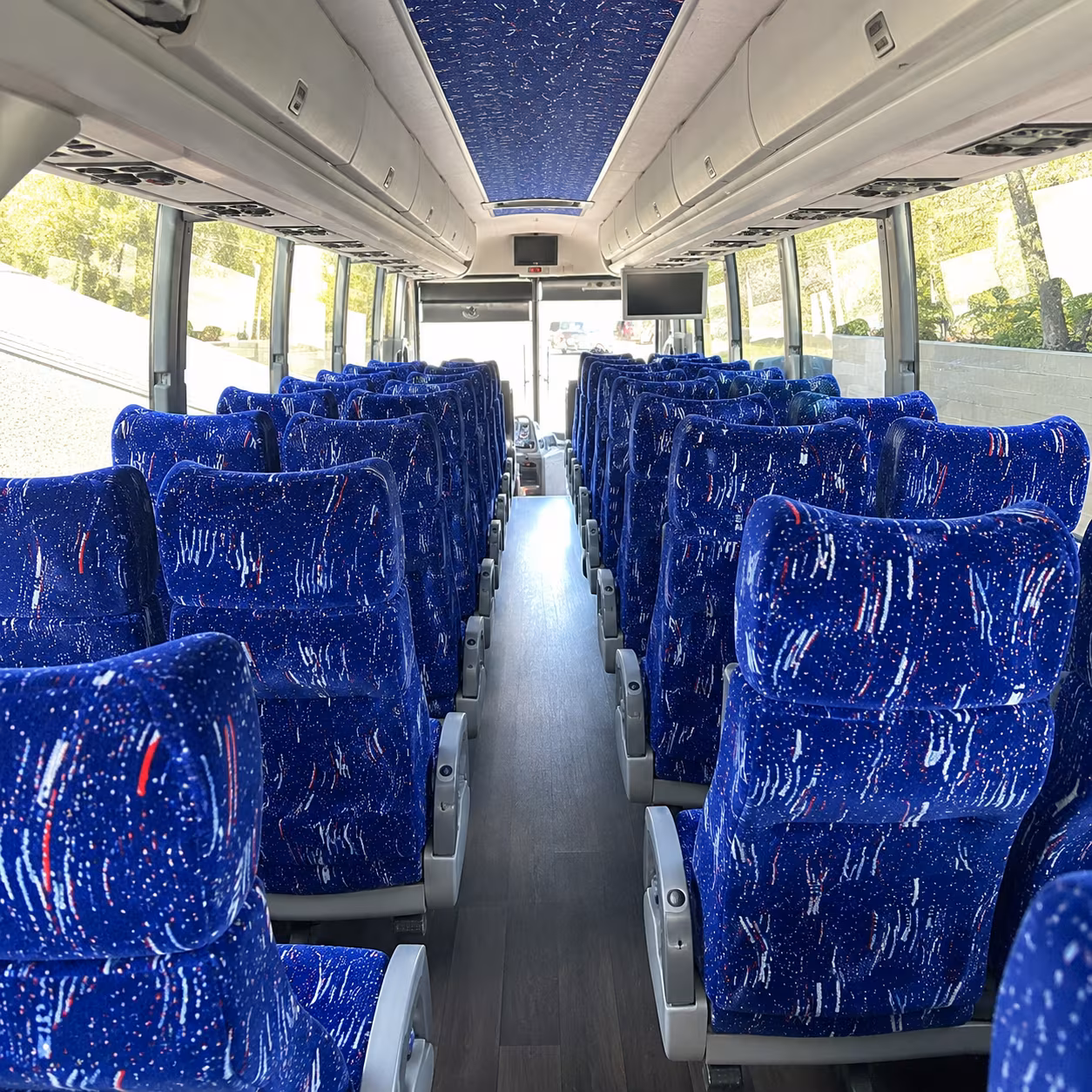 el paso charter bus rental interior